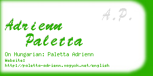 adrienn paletta business card